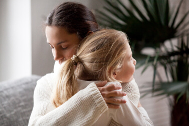 mom and daughter